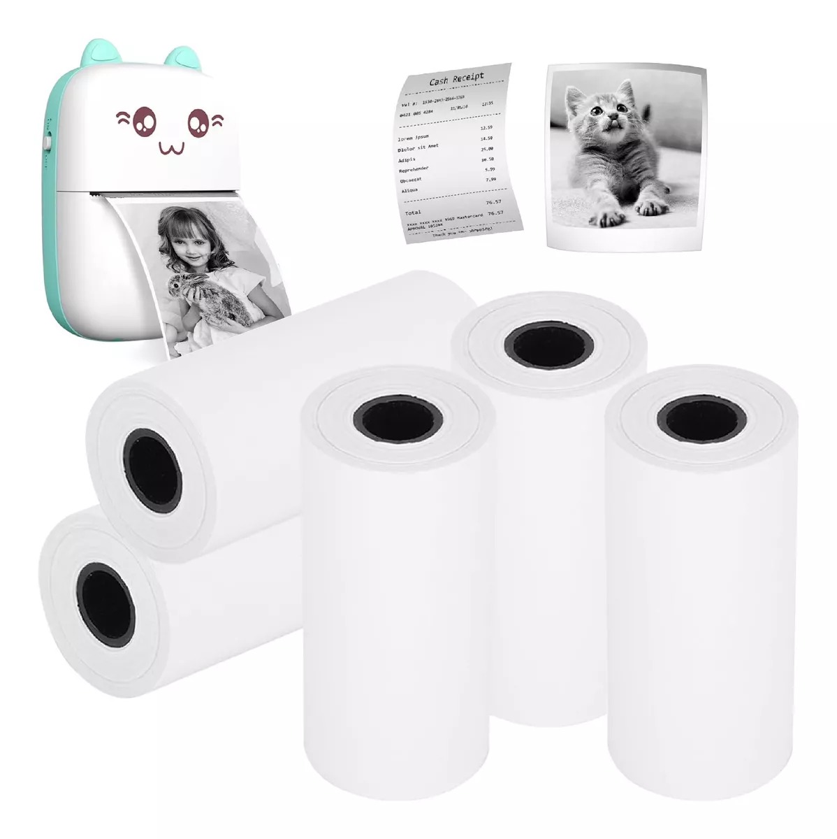 Mini Impresora Portatil Termica+ Rollo